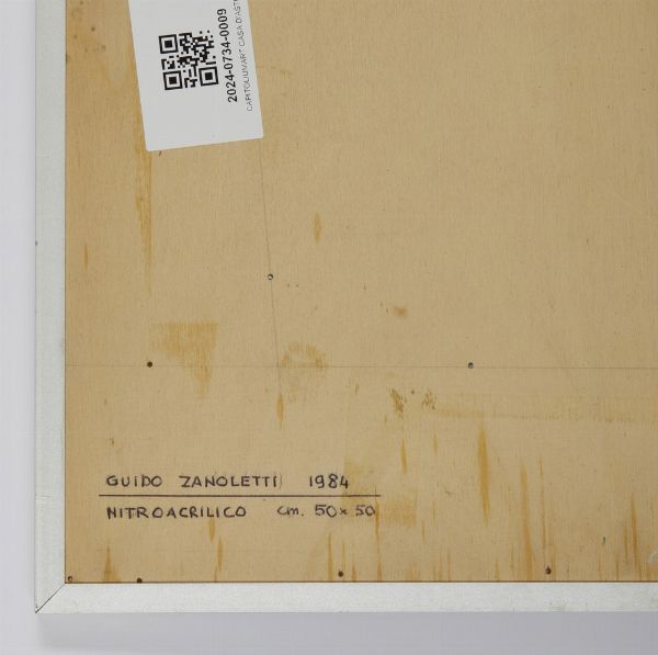 ZANOLETTI GUIDO (1933 - 2014) : SENZA TITOLO  - Asta Asta 499 | ARTE MODERNA E CONTEMPORANEA Virtuale - Associazione Nazionale - Case d'Asta italiane