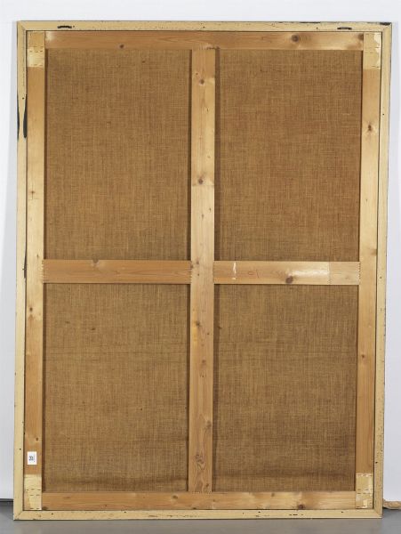 DESIATO GIUSEPPE (n. 1935) : I DUE POETI IN ROSSO ALL'OMBRA DI UN ABETE  - Asta Asta 499 | ARTE MODERNA E CONTEMPORANEA Virtuale - Associazione Nazionale - Case d'Asta italiane