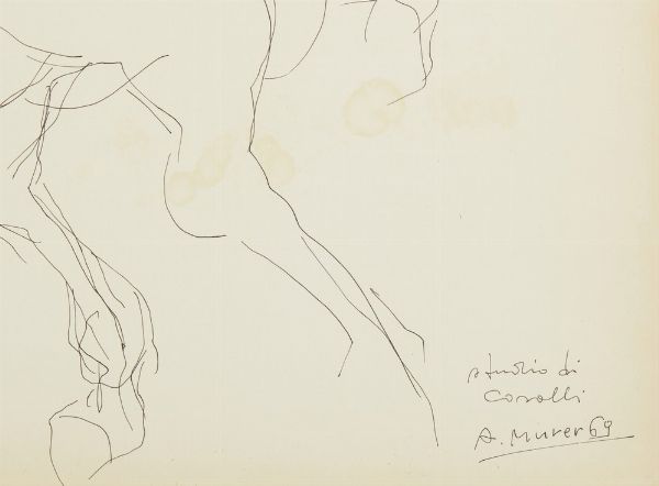 MURER AUGUST (1922 - 1985) : STUDIO DI CAVALLI  - Asta Asta 499 | ARTE MODERNA E CONTEMPORANEA Virtuale - Associazione Nazionale - Case d'Asta italiane