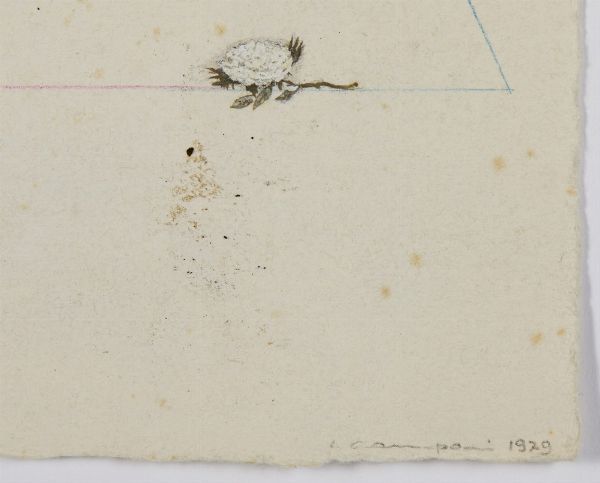 CAMPANI LUCIA : LOTTO COMPOSTO DA N.3 DISEGNI: SENZA TITOLO E ALLA CITTA' DELLA FATA  - Asta Asta 499 | ARTE MODERNA E CONTEMPORANEA Virtuale - Associazione Nazionale - Case d'Asta italiane