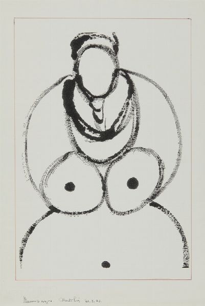 PIVI ALBERTO : STUDIO PER COMPOSIZIONE ( #5 FOGLI)  - Asta Asta 499 | ARTE MODERNA E CONTEMPORANEA Virtuale - Associazione Nazionale - Case d'Asta italiane