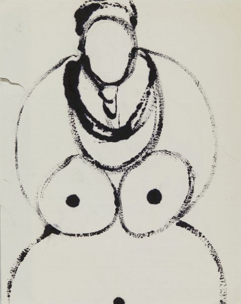 PIVI ALBERTO : STUDIO PER COMPOSIZIONE ( #5 FOGLI)  - Asta Asta 499 | ARTE MODERNA E CONTEMPORANEA Virtuale - Associazione Nazionale - Case d'Asta italiane