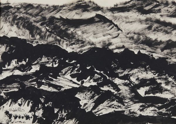 MIDOLLINI SIRIO : CIMA DI MONTAGNA  - Asta Asta 499 | ARTE MODERNA E CONTEMPORANEA Virtuale - Associazione Nazionale - Case d'Asta italiane