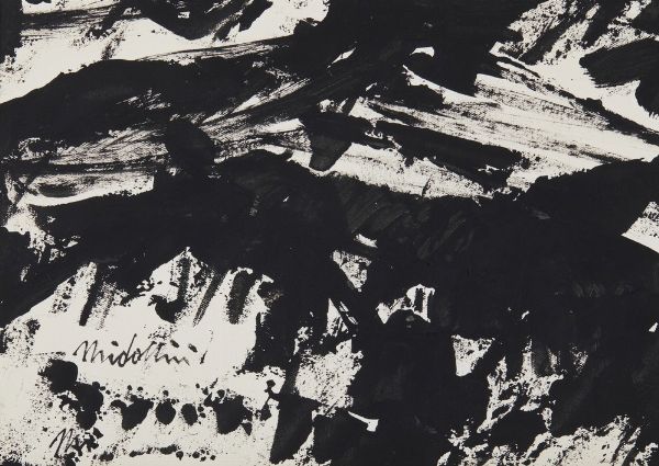 MIDOLLINI SIRIO : CIMA DI MONTAGNA  - Asta Asta 499 | ARTE MODERNA E CONTEMPORANEA Virtuale - Associazione Nazionale - Case d'Asta italiane