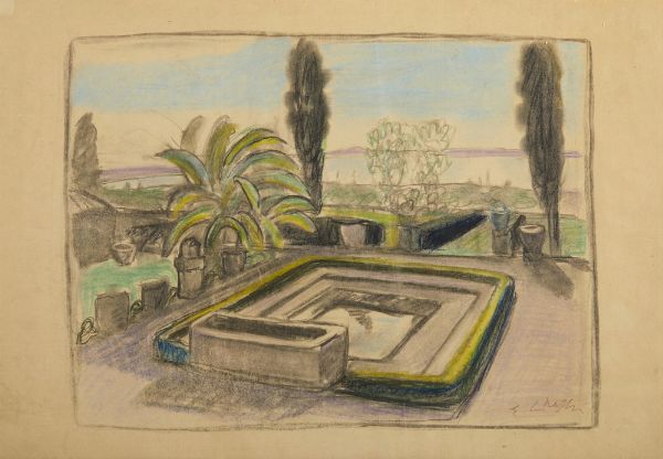 CHAPLIN ELISABETH  (1890 - 1982) : SENZA TITOLO  - Asta Asta 499 | ARTE MODERNA E CONTEMPORANEA Virtuale - Associazione Nazionale - Case d'Asta italiane