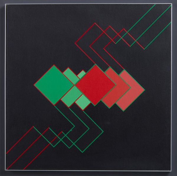 BONETTI BEPPE (n. 1951) : DIAGONALI 19 -14  - Asta Asta 499 | ARTE MODERNA E CONTEMPORANEA Virtuale - Associazione Nazionale - Case d'Asta italiane