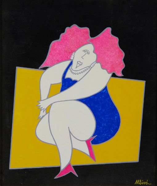 ULIVI SERGIO  (n. 1955) : IN TREPIDA ATTESA  - Asta Asta 499 | ARTE MODERNA E CONTEMPORANEA Virtuale - Associazione Nazionale - Case d'Asta italiane