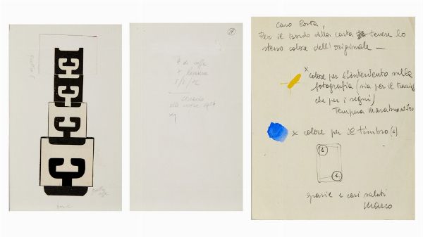 COSTA CORRADO (1929 - 1991) : QUATTRO DI COPPE, 1972  - Asta Asta 499 | ARTE MODERNA E CONTEMPORANEA Virtuale - Associazione Nazionale - Case d'Asta italiane