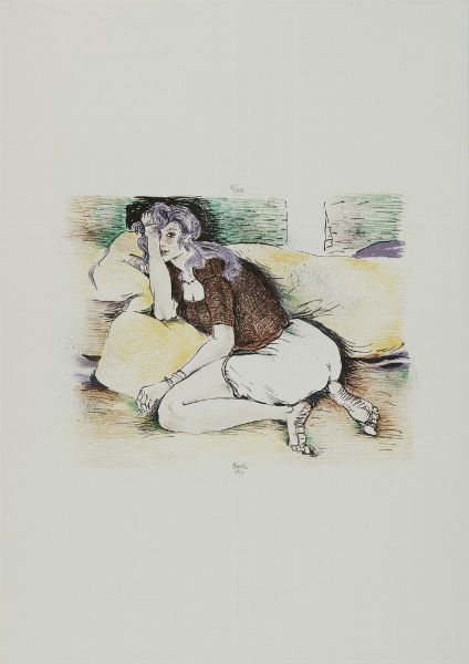 AUTORI VARI : LOTTO COMPOSTO DA N.5 FOGLI  - Asta Asta 499 | ARTE MODERNA E CONTEMPORANEA Virtuale - Associazione Nazionale - Case d'Asta italiane