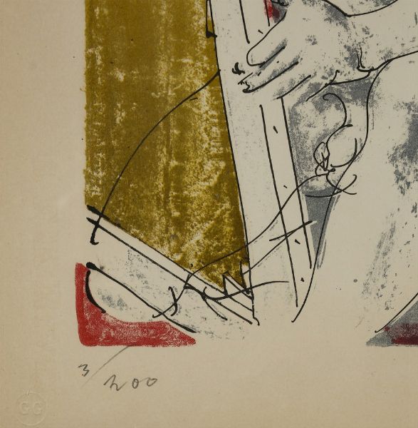 ERNI HANS (1909 - 2015) : LE PEINTRE ET SON MODELE  - Asta Asta 499 | ARTE MODERNA E CONTEMPORANEA Virtuale - Associazione Nazionale - Case d'Asta italiane