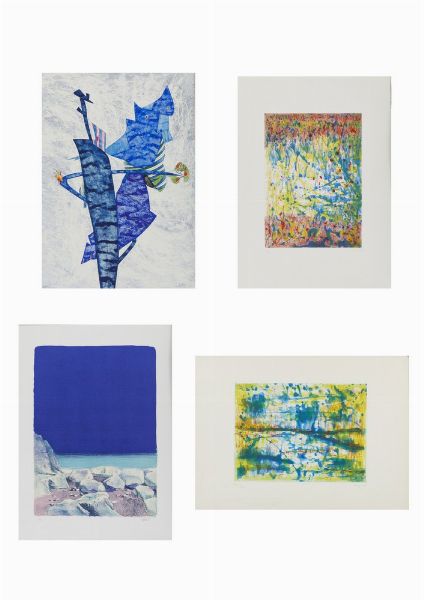 AUTORI VARI : LOTTO COMPOSTO DA N.5 FOGLI: SENZA TITOLO  - Asta Asta 499 | ARTE MODERNA E CONTEMPORANEA Virtuale - Associazione Nazionale - Case d'Asta italiane