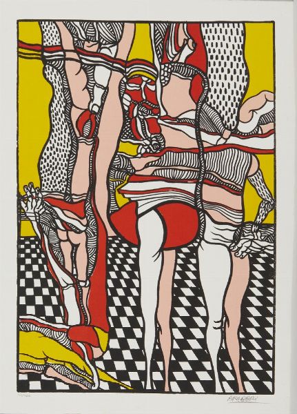 AUTORI VARI : LOTTO COMPOSTO DA N.5 FOGLI: SENZA TITOLO  - Asta Asta 499 | ARTE MODERNA E CONTEMPORANEA Virtuale - Associazione Nazionale - Case d'Asta italiane