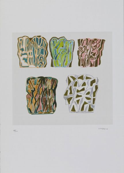 AUTORI VARI : LOTTO COMPOSTO DA N.5 FOGLI: SENZA TITOLO  - Asta Asta 499 | ARTE MODERNA E CONTEMPORANEA Virtuale - Associazione Nazionale - Case d'Asta italiane