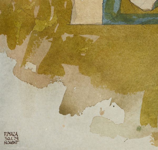 MAZA FERNANDO  (n. 1936) : LOTTO COMPOSTO DA N.3 DISEGNI: NOGENT, DAUPHINE E NOGENT  - Asta Asta 499 | ARTE MODERNA E CONTEMPORANEA Virtuale - Associazione Nazionale - Case d'Asta italiane