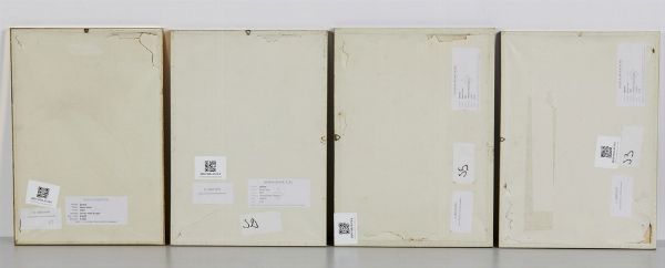 SANTOLI LEONARDO  (n. 1959) : LOTTO COMPOSTO DA N.4 OPERE: SENZA TITOLO  - Asta Asta 499 | ARTE MODERNA E CONTEMPORANEA Virtuale - Associazione Nazionale - Case d'Asta italiane