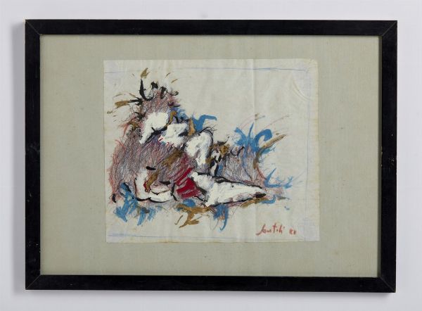 SANTOLI LEONARDO  (n. 1959) : LOTTO COMPOSTO DA N.4 OPERE: SENZA TITOLO  - Asta Asta 499 | ARTE MODERNA E CONTEMPORANEA Virtuale - Associazione Nazionale - Case d'Asta italiane