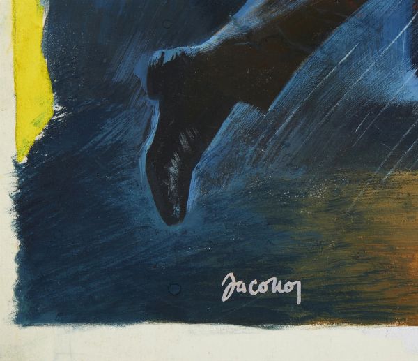 JACONO CARLO (1929 - 2000) : LOTTO COMPOSTO DA N.4 OPERE  - Asta Asta 499 | ARTE MODERNA E CONTEMPORANEA Virtuale - Associazione Nazionale - Case d'Asta italiane