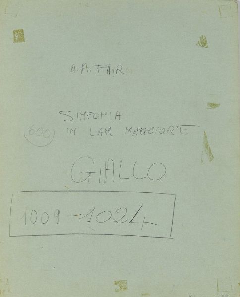 JACONO CARLO (1929 - 2000) : LOTTO COMPOSTO DA N.4 OPERE  - Asta Asta 499 | ARTE MODERNA E CONTEMPORANEA Virtuale - Associazione Nazionale - Case d'Asta italiane