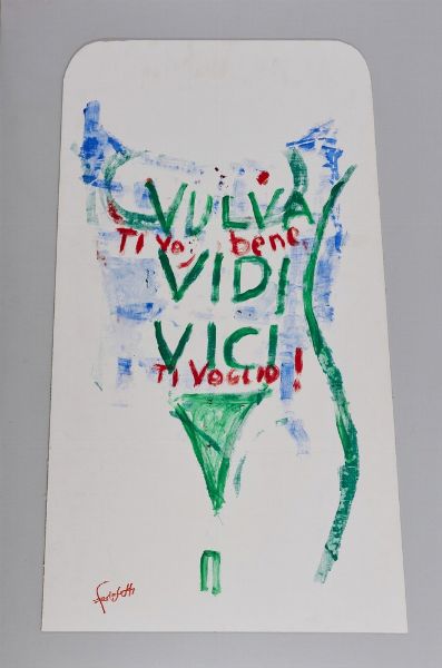 FERLINGHETTI LAWRENCE  (1919 - 2021) : SENZA TITOLO, 2010  - Asta Asta 499 | ARTE MODERNA E CONTEMPORANEA Virtuale - Associazione Nazionale - Case d'Asta italiane