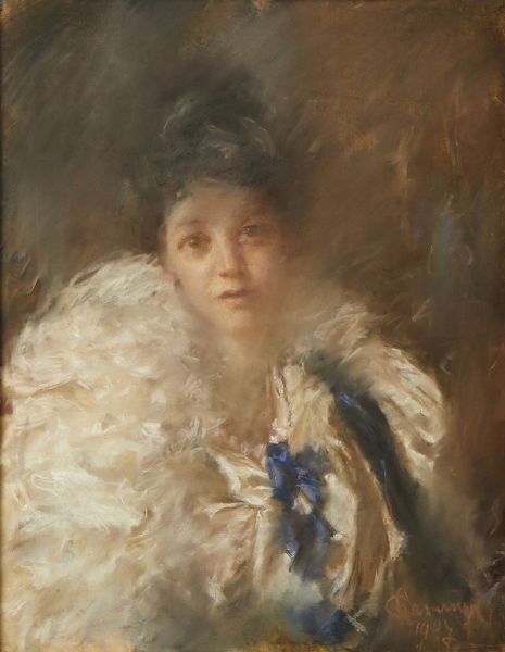 CAZZANIGA CARLO (1883 - 1936) : RITRATTO  - Asta Asta 499 | ARTE MODERNA E CONTEMPORANEA Virtuale - Associazione Nazionale - Case d'Asta italiane