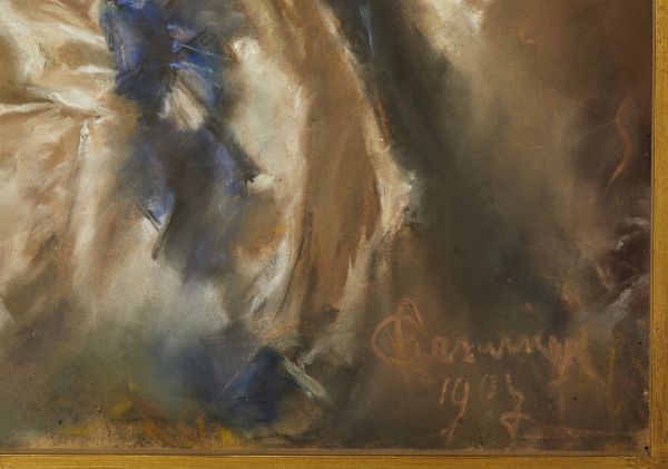 CAZZANIGA CARLO (1883 - 1936) : RITRATTO  - Asta Asta 499 | ARTE MODERNA E CONTEMPORANEA Virtuale - Associazione Nazionale - Case d'Asta italiane