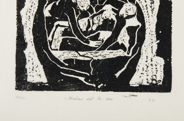 CASORATI FELICE (1883 - 1963) : MULINO DEL PO  - Asta Asta 499 | ARTE MODERNA E CONTEMPORANEA Virtuale - Associazione Nazionale - Case d'Asta italiane