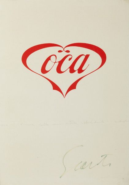 BENTIVOGLIO MIRELLA (n. 1922) : IL CUORE DELLA CONSUMATRICE UBBIDIENTE  - Asta Asta 499 | ARTE MODERNA E CONTEMPORANEA Virtuale - Associazione Nazionale - Case d'Asta italiane