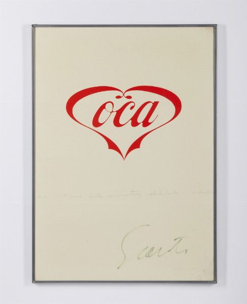 BENTIVOGLIO MIRELLA (n. 1922) : IL CUORE DELLA CONSUMATRICE UBBIDIENTE  - Asta Asta 499 | ARTE MODERNA E CONTEMPORANEA Virtuale - Associazione Nazionale - Case d'Asta italiane