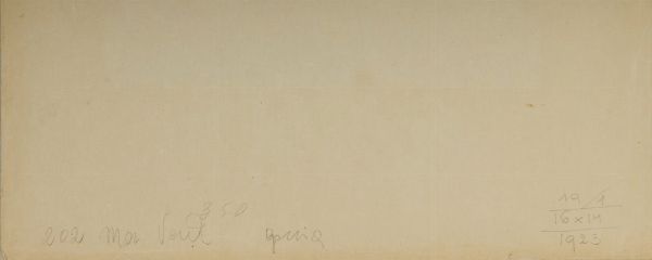 MARTINI ALBERTO (1876 - 1954) : L'UOMO PALLIDO  - Asta Asta 499 | ARTE MODERNA E CONTEMPORANEA Virtuale - Associazione Nazionale - Case d'Asta italiane