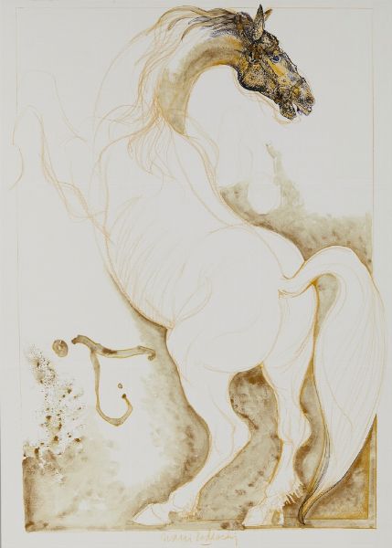 TEDESCHI NANI  (n. 1938) : I CAVALLI VERDI  - Asta Asta 499 | ARTE MODERNA E CONTEMPORANEA Virtuale - Associazione Nazionale - Case d'Asta italiane