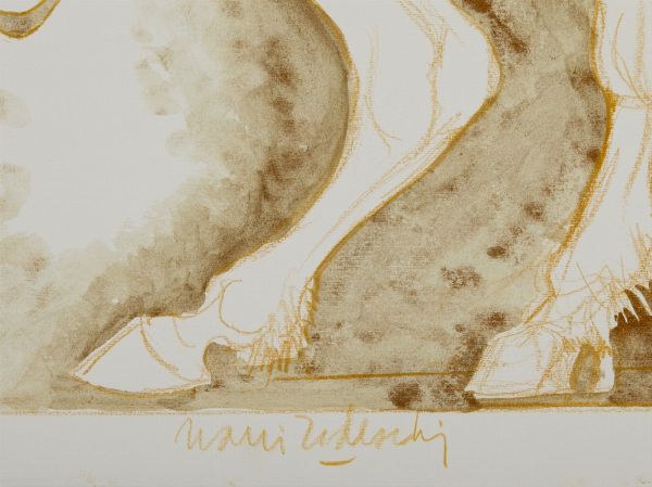 TEDESCHI NANI  (n. 1938) : I CAVALLI VERDI  - Asta Asta 499 | ARTE MODERNA E CONTEMPORANEA Virtuale - Associazione Nazionale - Case d'Asta italiane