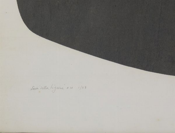 ZETTI ITALO (1913 - 1978) : SASSI DELLA LIGURIA N 10  - Asta Asta 499 | ARTE MODERNA E CONTEMPORANEA Virtuale - Associazione Nazionale - Case d'Asta italiane