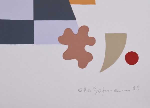 HOFFMANN OTTO  (1907 - 1996) : CARTELLA COMPOSTA DA N.1 FOGLIO  - Asta Asta 499 | ARTE MODERNA E CONTEMPORANEA Virtuale - Associazione Nazionale - Case d'Asta italiane