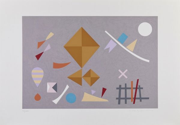 HOFFMANN OTTO  (1907 - 1996) : LOTTO COMPOSTO DA N.3 FOGLI. SENZA TITOLO  - Asta Asta 499 | ARTE MODERNA E CONTEMPORANEA Virtuale - Associazione Nazionale - Case d'Asta italiane