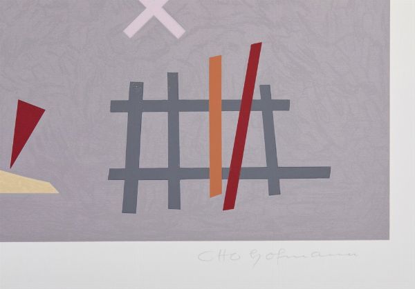 HOFFMANN OTTO  (1907 - 1996) : LOTTO COMPOSTO DA N.3 FOGLI. SENZA TITOLO  - Asta Asta 499 | ARTE MODERNA E CONTEMPORANEA Virtuale - Associazione Nazionale - Case d'Asta italiane