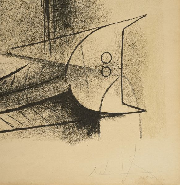 LAM WIFREDO (1902 - 1982) : SENZA TITOLO  - Asta Asta 499 | ARTE MODERNA E CONTEMPORANEA Virtuale - Associazione Nazionale - Case d'Asta italiane