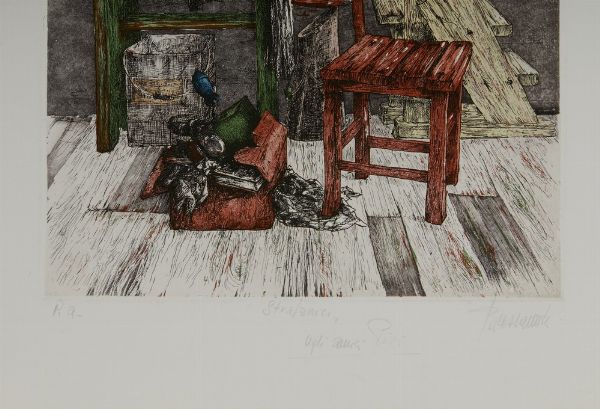 ARTISTI VARI : LOTTO COMPOSTO DA n.5 FOGLI  - Asta Asta 499 | ARTE MODERNA E CONTEMPORANEA Virtuale - Associazione Nazionale - Case d'Asta italiane