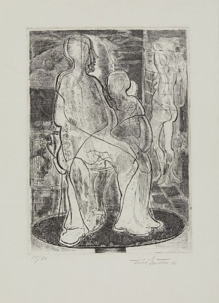 AUTORI VARI : LOTTO COMPOSTO DA N.5 FOGLI  - Asta Asta 499 | ARTE MODERNA E CONTEMPORANEA Virtuale - Associazione Nazionale - Case d'Asta italiane