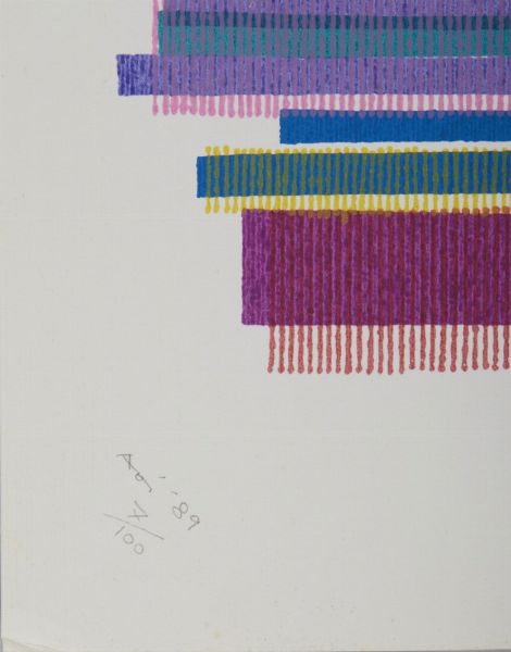 HUBER-AOI KONO (n. 1936) : LOTTO COMPOSTO DA N.2 FOGLI: ORIZZONTALE - VERTICALE  - Asta Asta 499 | ARTE MODERNA E CONTEMPORANEA Virtuale - Associazione Nazionale - Case d'Asta italiane