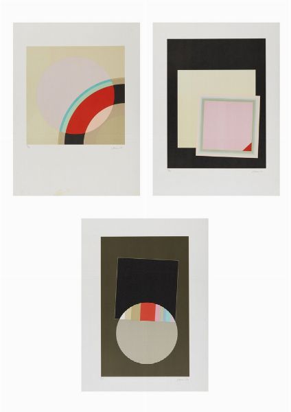 CARMI EUGENIO (1920 - 2016) : CARTELLA COMPOSTA DA N.3 FOGLI  - Asta Asta 499 | ARTE MODERNA E CONTEMPORANEA Virtuale - Associazione Nazionale - Case d'Asta italiane