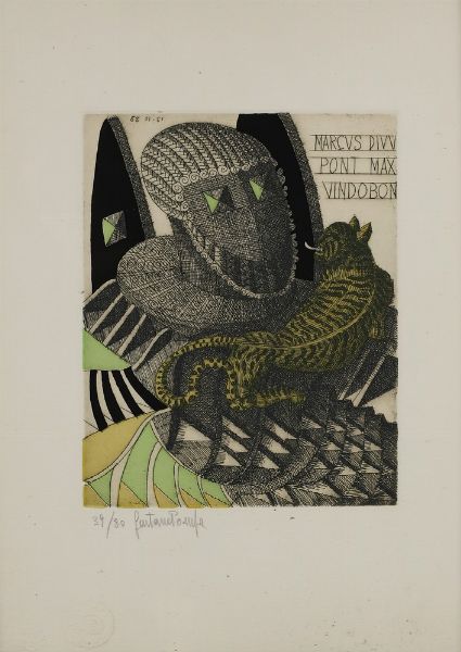 POMPA GAETANO (1933 - 1998) : SENZA TITOLO  - Asta Asta 499 | ARTE MODERNA E CONTEMPORANEA Virtuale - Associazione Nazionale - Case d'Asta italiane