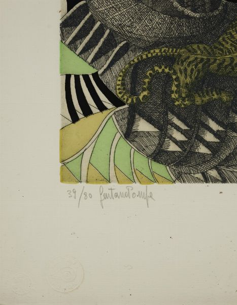 POMPA GAETANO (1933 - 1998) : SENZA TITOLO  - Asta Asta 499 | ARTE MODERNA E CONTEMPORANEA Virtuale - Associazione Nazionale - Case d'Asta italiane