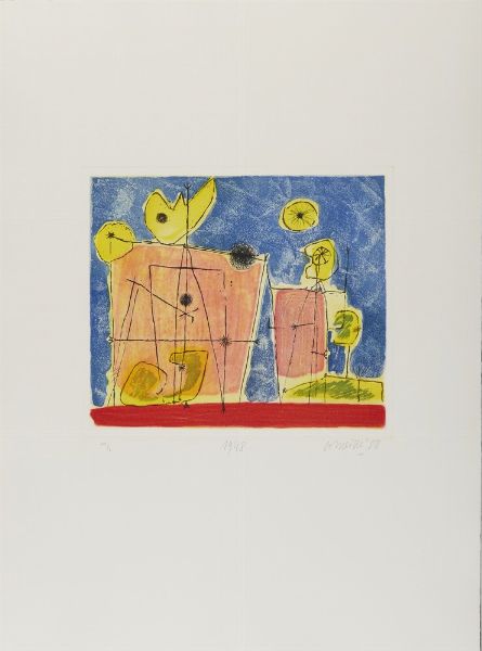 CORNEILLE (1922 - 2010) : CARTELLA COMPOSTA DA N. 10 FOGLI  - Asta Asta 499 | ARTE MODERNA E CONTEMPORANEA Virtuale - Associazione Nazionale - Case d'Asta italiane