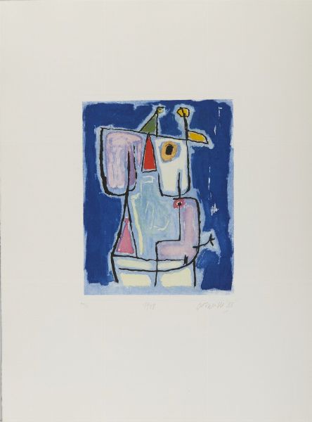 CORNEILLE (1922 - 2010) : CARTELLA COMPOSTA DA N. 10 FOGLI  - Asta Asta 499 | ARTE MODERNA E CONTEMPORANEA Virtuale - Associazione Nazionale - Case d'Asta italiane