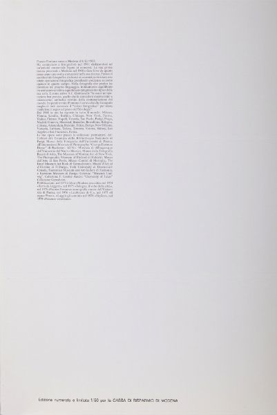 FONTANA FRANCO (n. 1933) : SENZA TITOLO  - Asta Asta 499 | ARTE MODERNA E CONTEMPORANEA Virtuale - Associazione Nazionale - Case d'Asta italiane