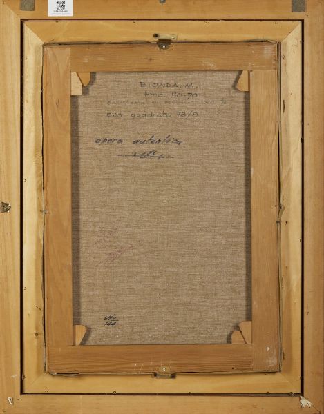 BIONDA MARIO (1913 - 1985) : SENZA TITOLO  - Asta Asta 499 | ARTE MODERNA E CONTEMPORANEA Virtuale - Associazione Nazionale - Case d'Asta italiane