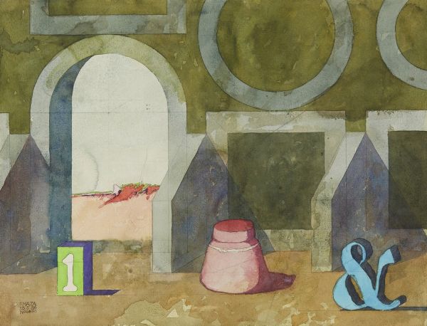 MAZA FERNANDO  (n. 1936) : SENZA TITOLO, LOTTO COMPOSTO DA N.3 OPERE  - Asta Asta 499 | ARTE MODERNA E CONTEMPORANEA Virtuale - Associazione Nazionale - Case d'Asta italiane