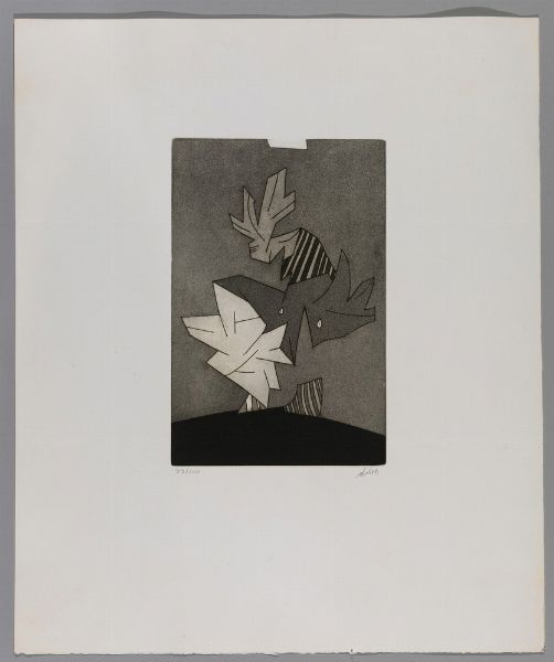 DOVA GIANNI (1925 - 1991) : LOTTO COMPOSTO DA N.2 FOGLI. SENZA TITOLO  - Asta Asta 499 | ARTE MODERNA E CONTEMPORANEA Virtuale - Associazione Nazionale - Case d'Asta italiane