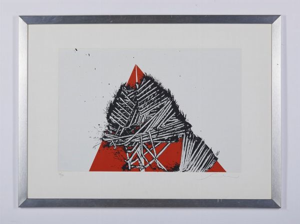 SCANAVINO EMILIO (1922 - 1986) : SENZA TITOLO  - Asta Asta 499 | ARTE MODERNA E CONTEMPORANEA Virtuale - Associazione Nazionale - Case d'Asta italiane