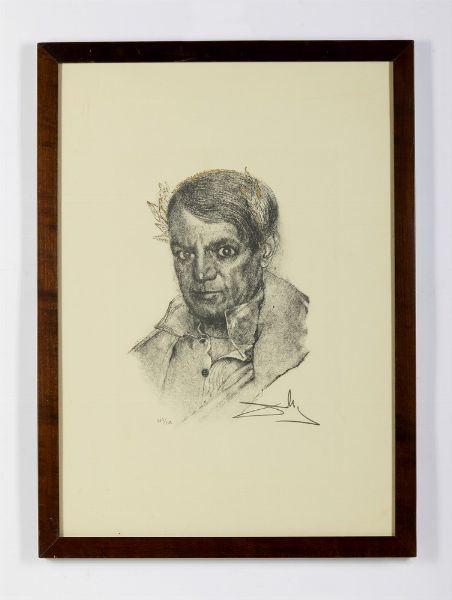 DALI' SALVADOR (1904 - 1989) : PORTRAIT OF PICASSO  - Asta Asta 499 | ARTE MODERNA E CONTEMPORANEA Virtuale - Associazione Nazionale - Case d'Asta italiane